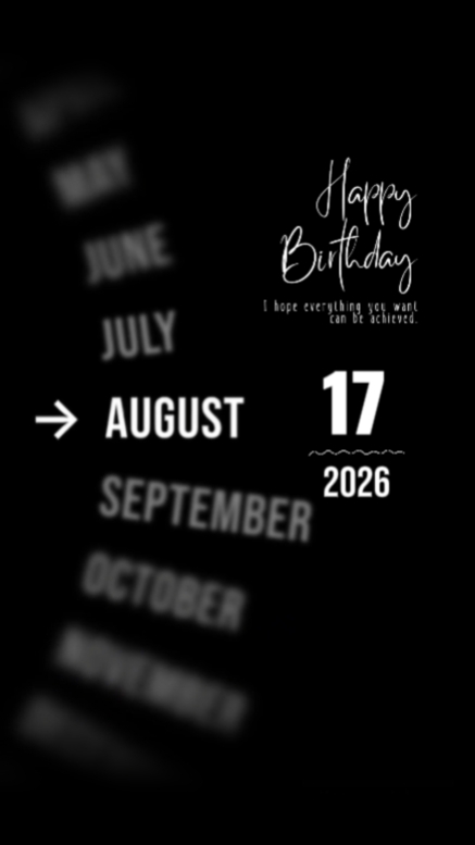 ANNIVERSAIRE AMOUR 17 AOÛT