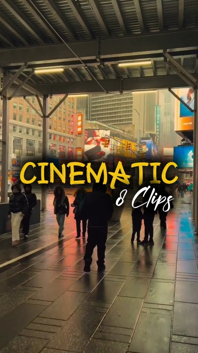 8 clipes cinematográficos
