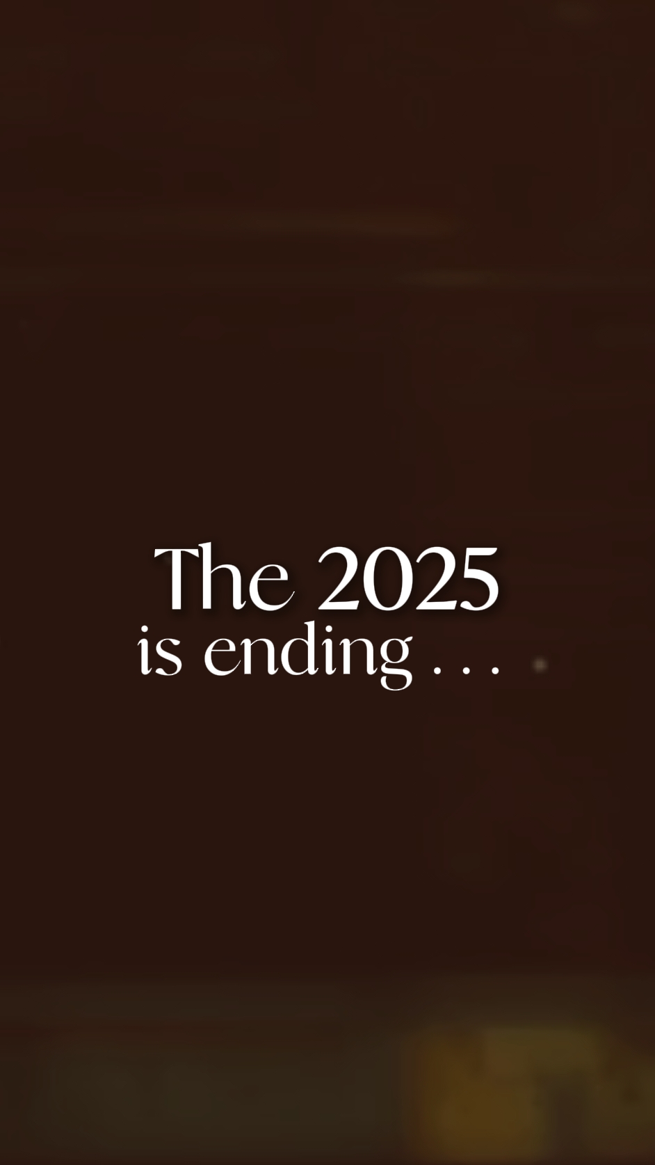 2025 está acabando