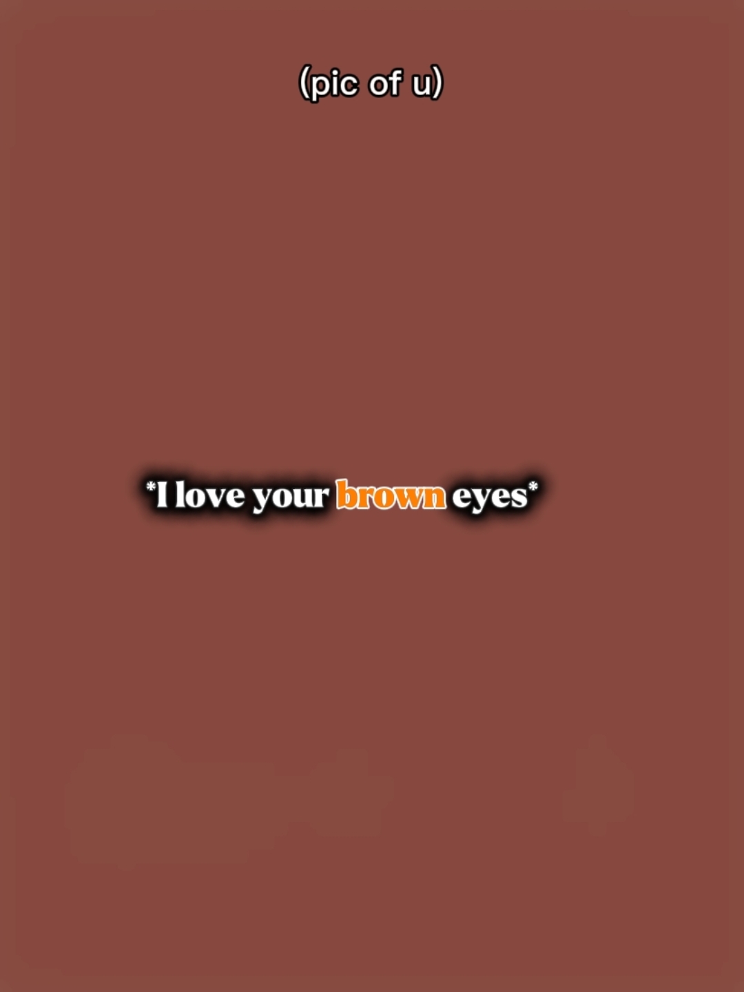 Braune Augen 