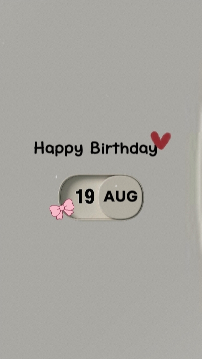 19 AUGUST BIRTHDAY 