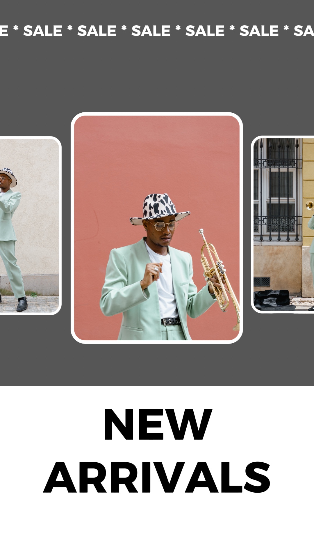 Herrenbekleidung Display Beat Matching TikTok Style 