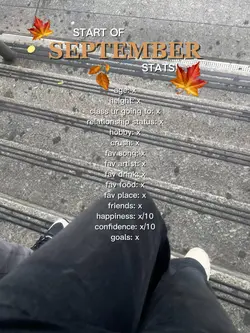 Start of September!!