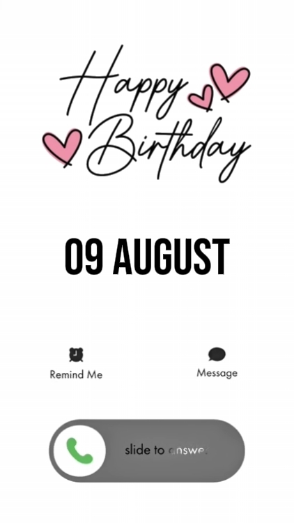 BDAY SON 09 AUGUST 