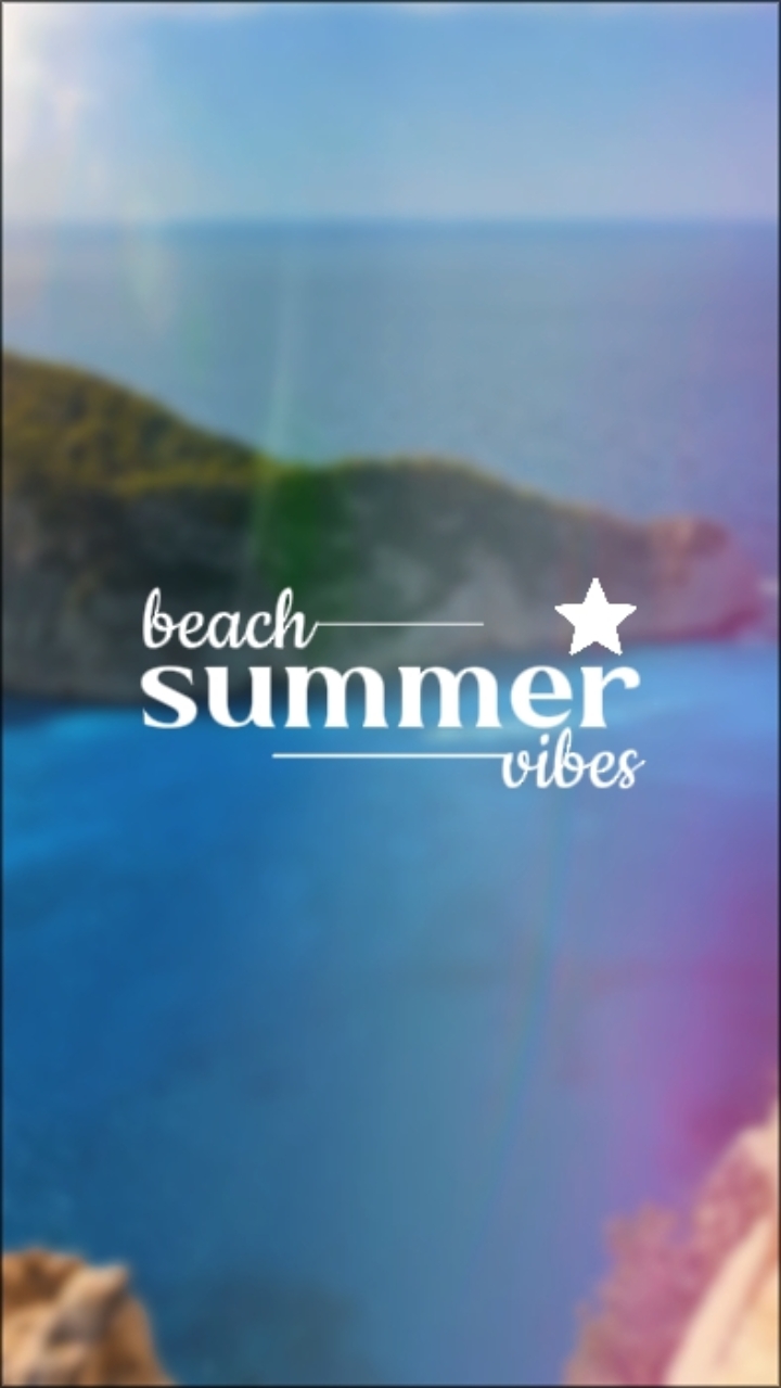 Vibrações De Verão Na Praia