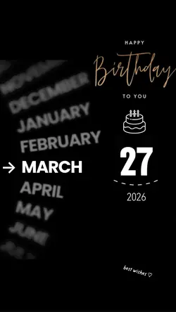 Hbd 27 march 2026