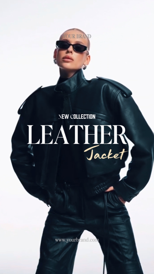 LEATHER JACKET ADS