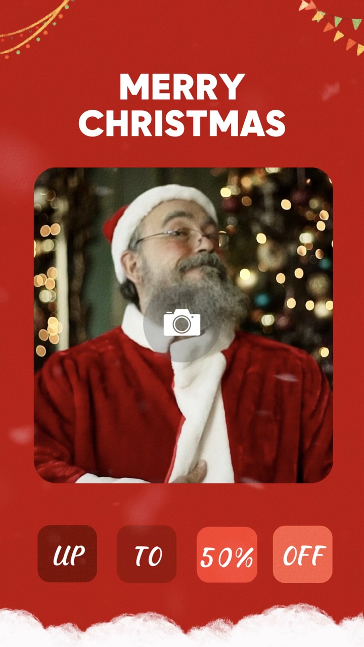 C2B Weihnachten Rot Mode Kreative Einführung TikTok
