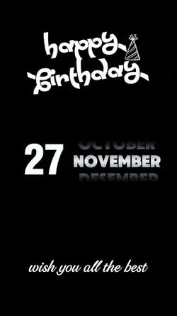 HBD 27 NOVEMBER