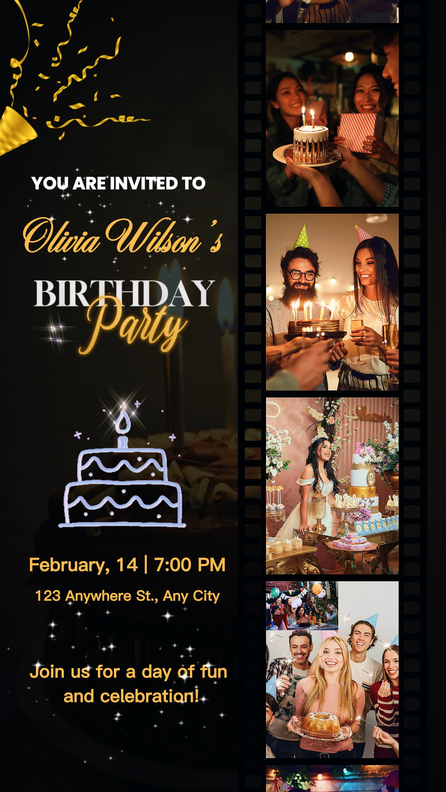 Invitation anniversaire