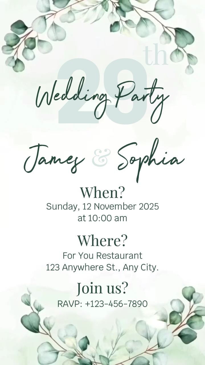 Hochzeitseinladung 