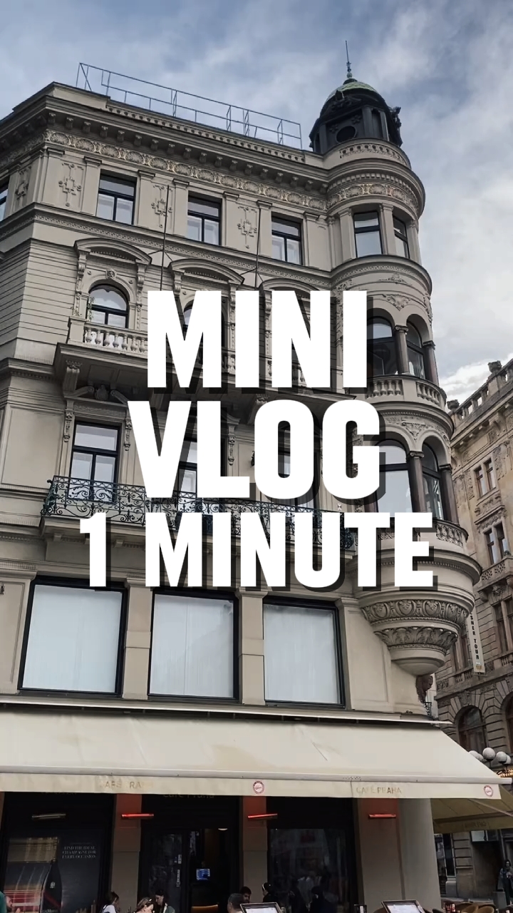 Vlog d'une minute 