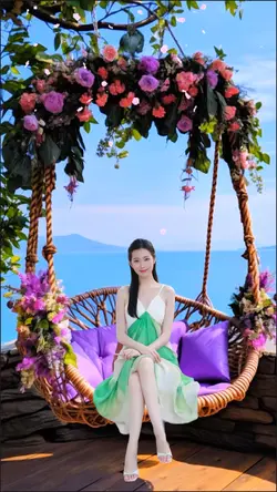 In the flowers