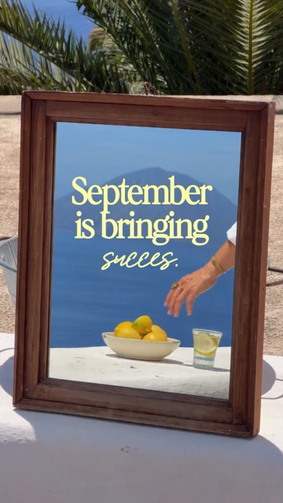 Septiembre trayendo