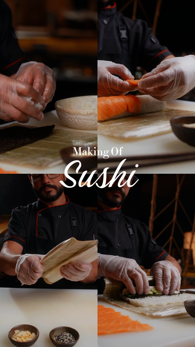 Herstellung von Sushi
