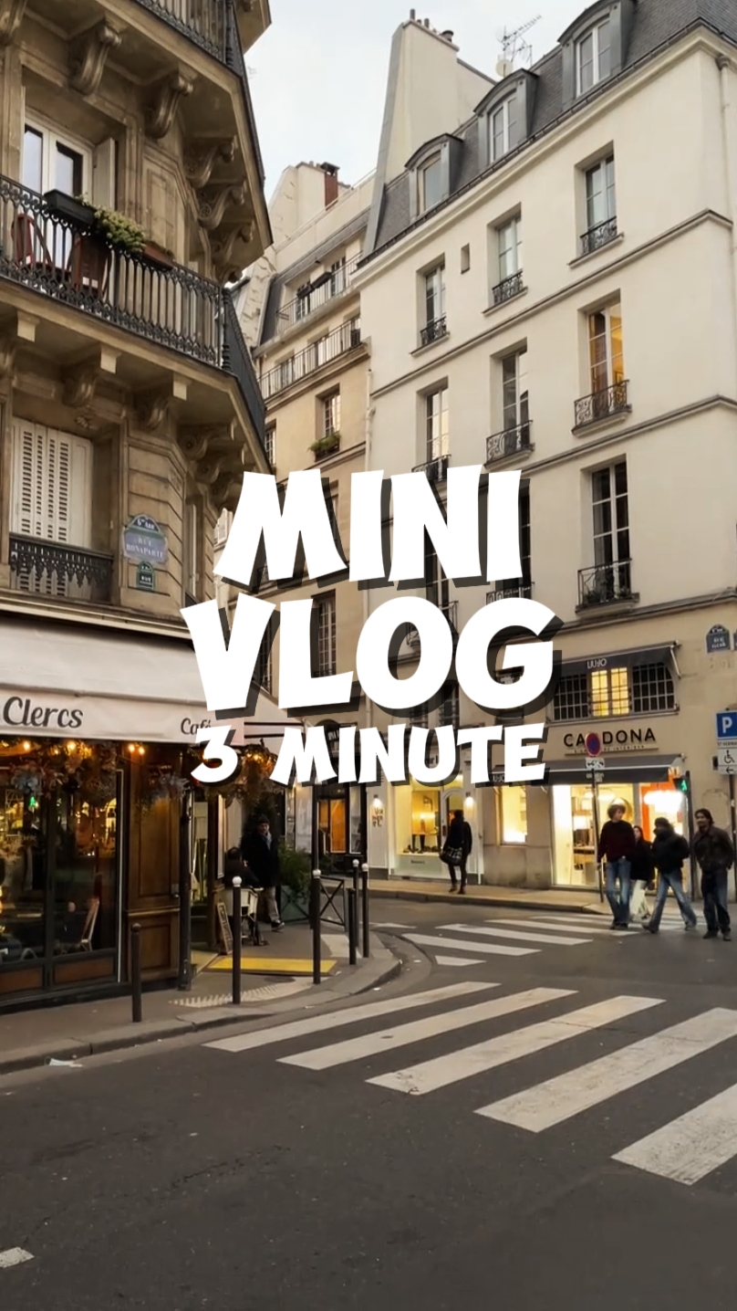Vlog de 3 minutes