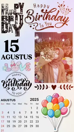 15 AGUSTUS HBD