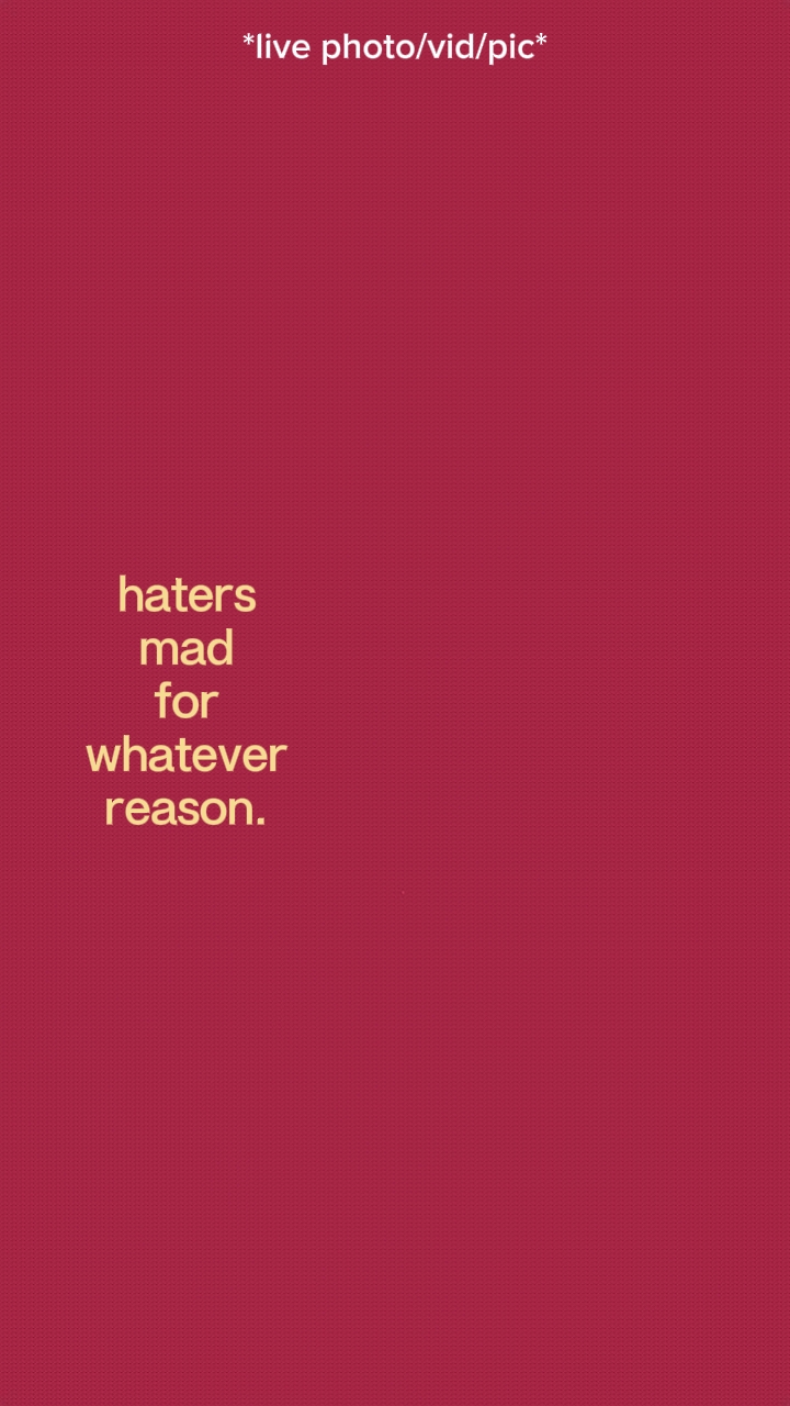 haters mad 