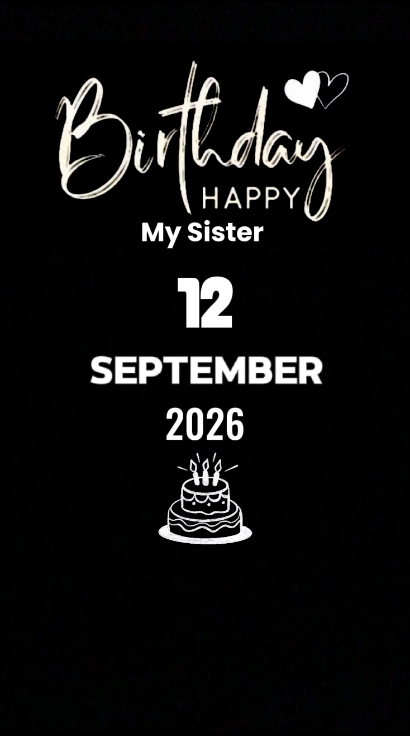 BDAY SISTER 12Septem