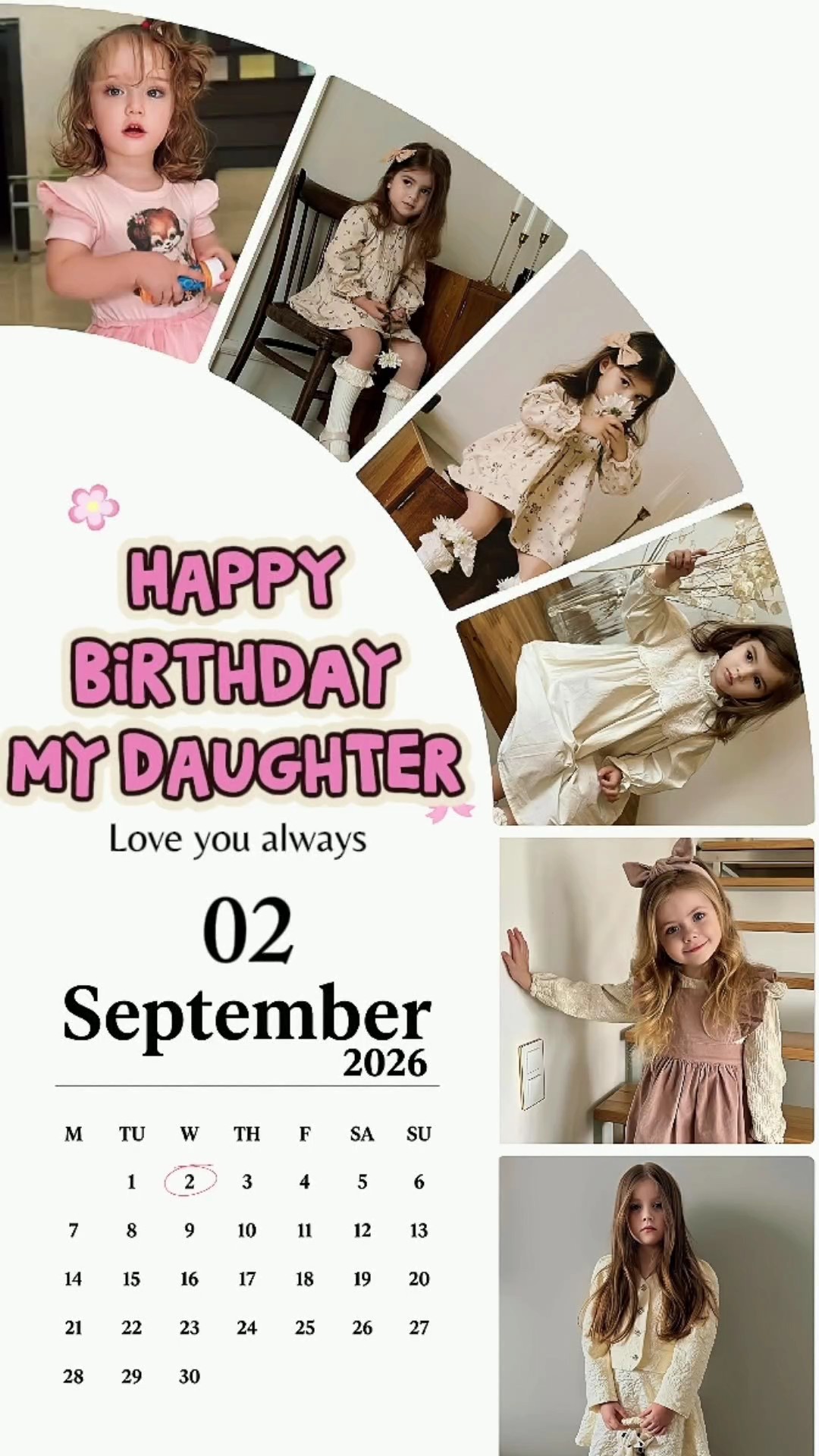 hbd my daughter