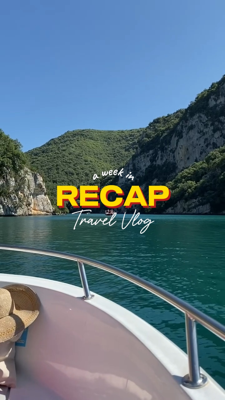 Récapitulatif du vlog de voyage