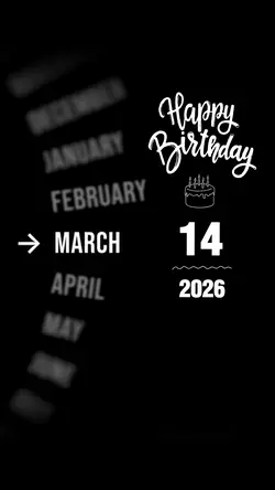 BIRTHDAY SON 14 MARC