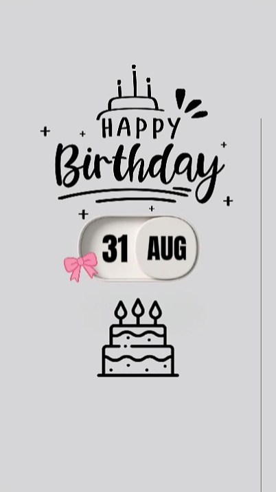 ANNIVERSAIRE 31 AOÛT 2026