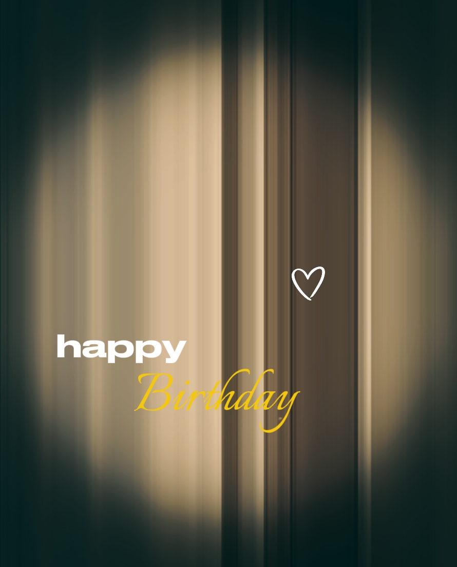 HAPPY BIRTHDAY 