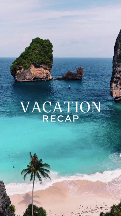 Récapitulatif des vacances