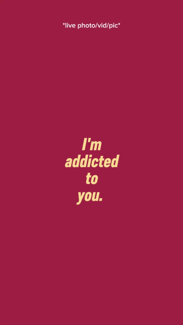 im addicted to you