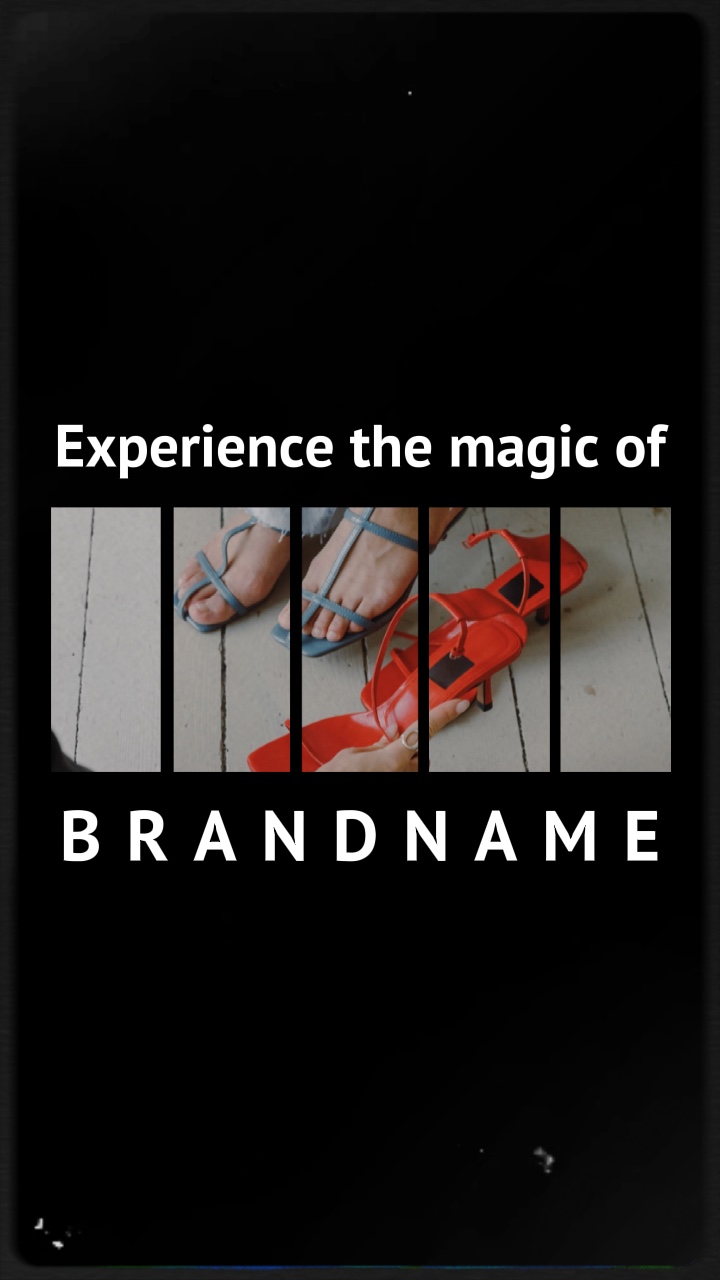 Damen Sandalen Display im TikTok Style
