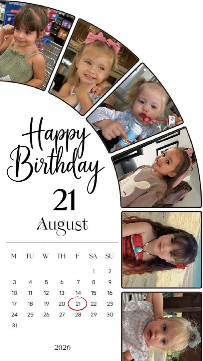FILHA DE ANIVERSÁRIO 21 DE AGOSTO
