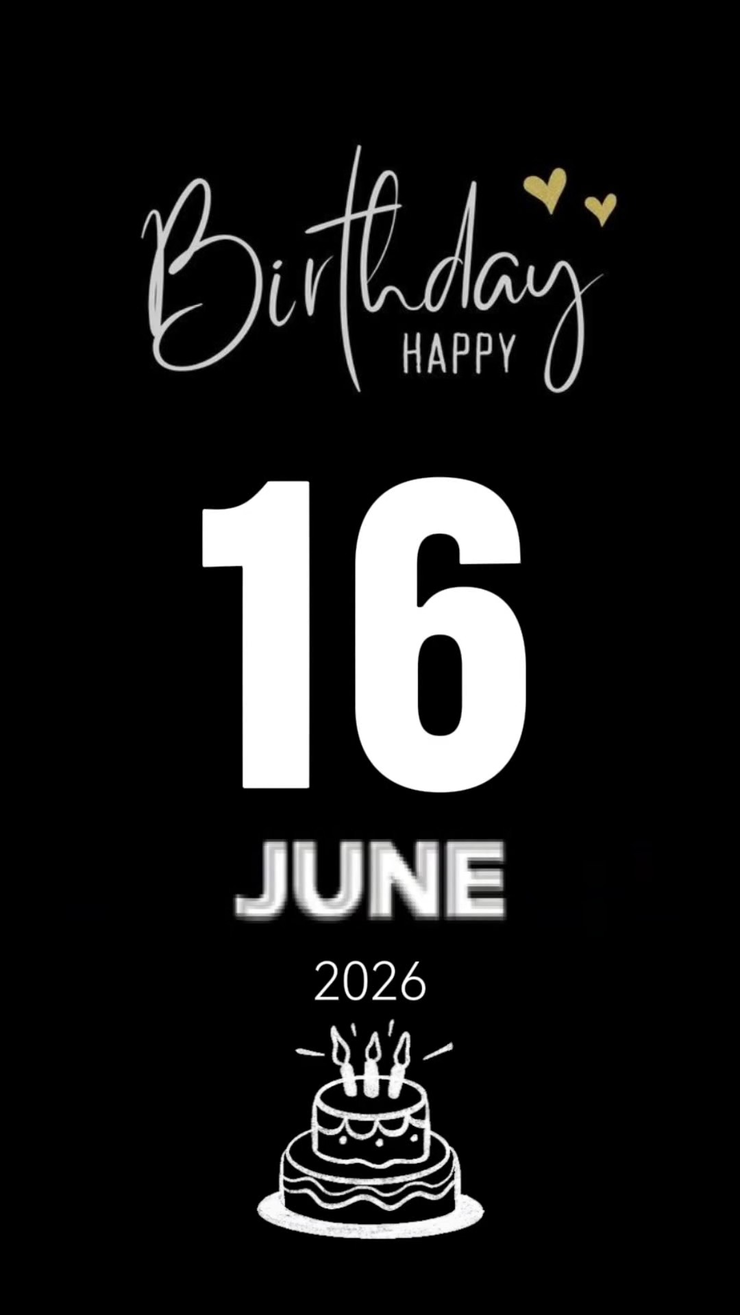 Birthday 16 June
