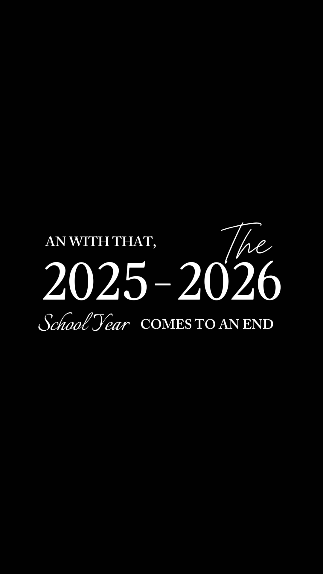 2025-2026school year