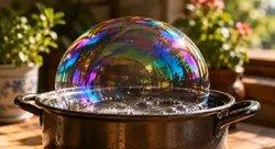 Bubble in the pot