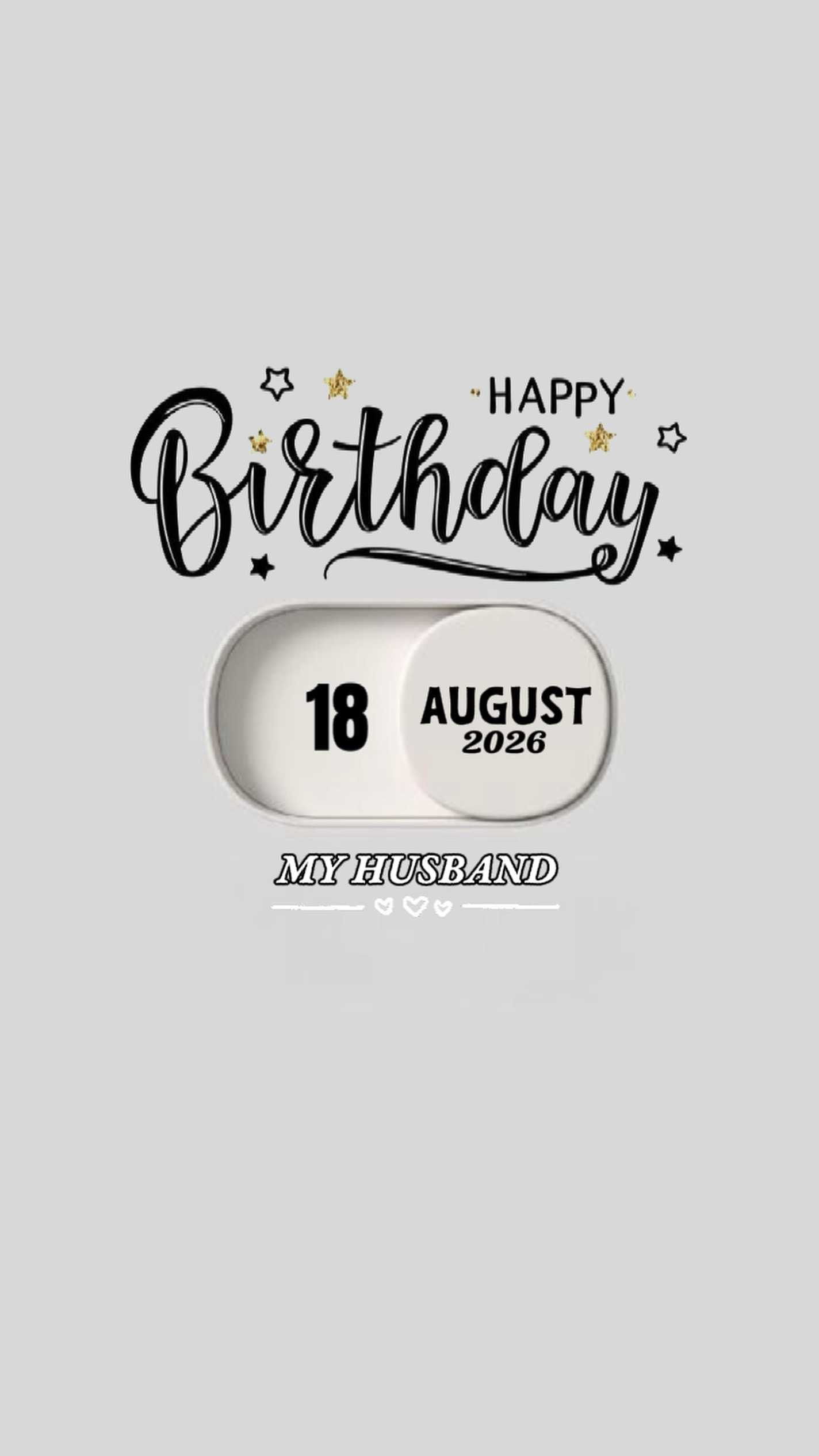 BDAY HUSBAND 18 AUG
