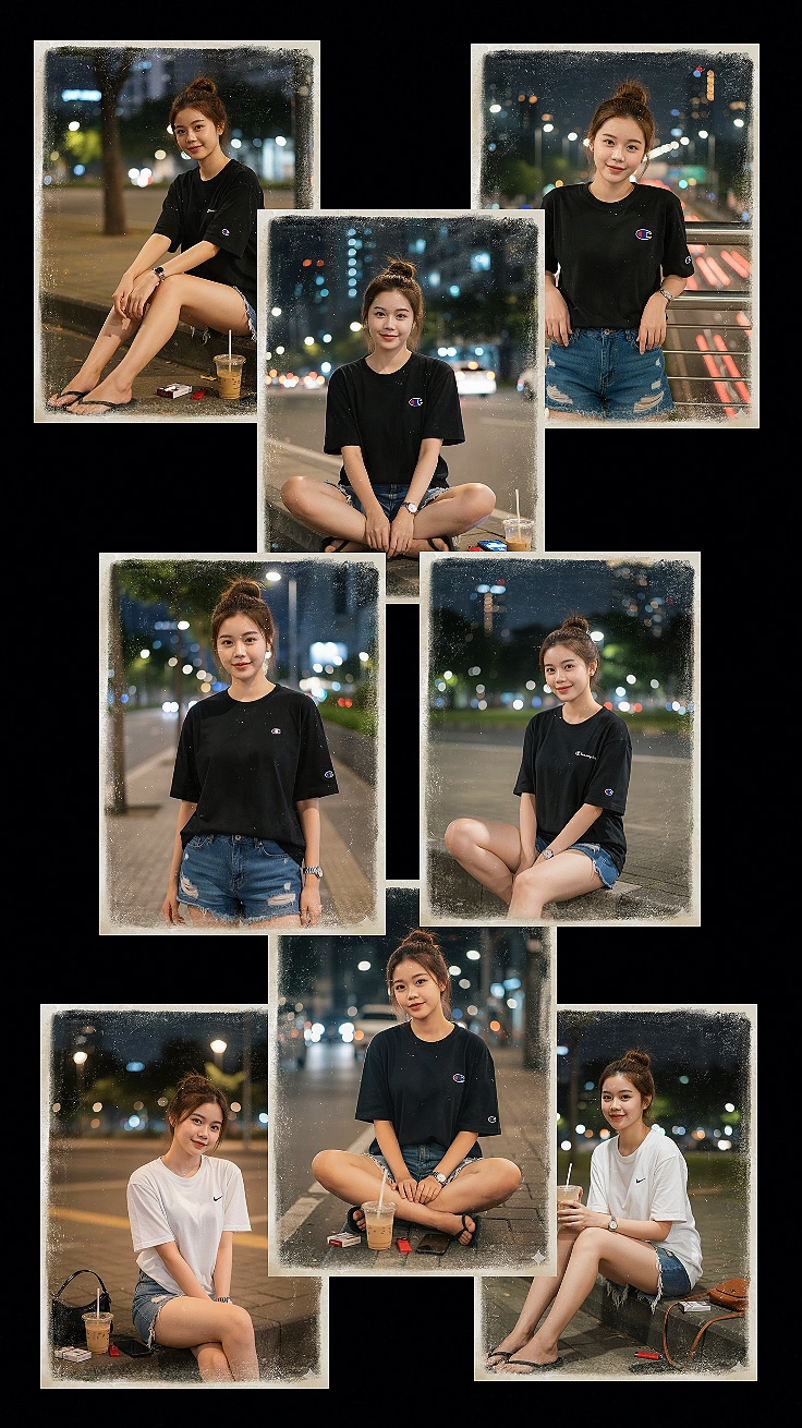 transisi foto cantik
