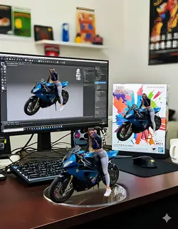Motor figurine