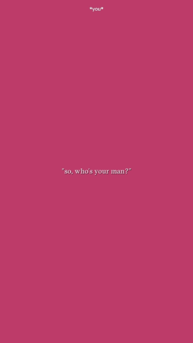 who's my man?