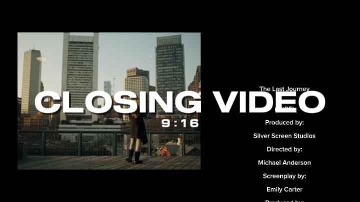 Outro Credits Film