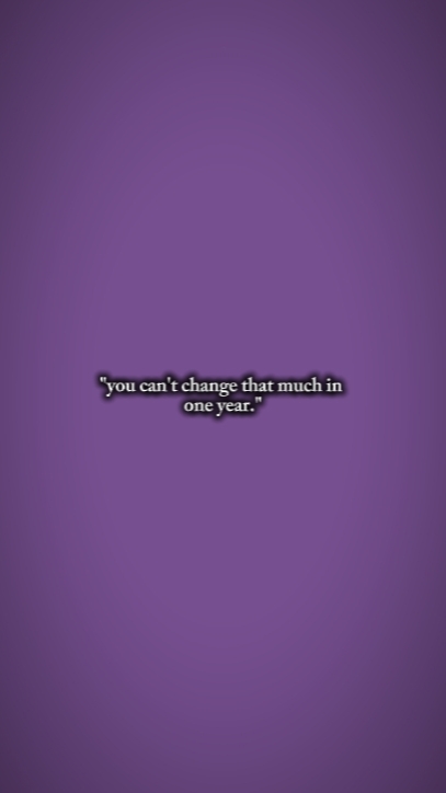you can't change 