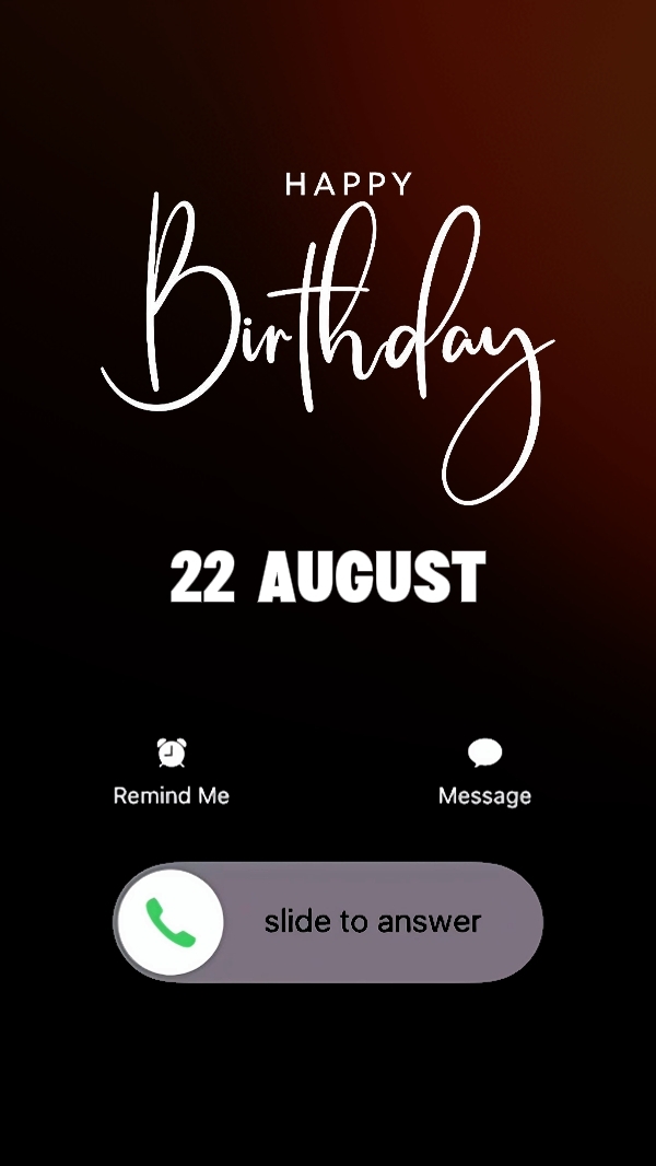 Aniversário de 22 de agosto 