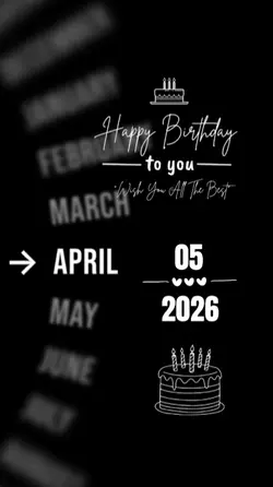HBD 5 APRIL