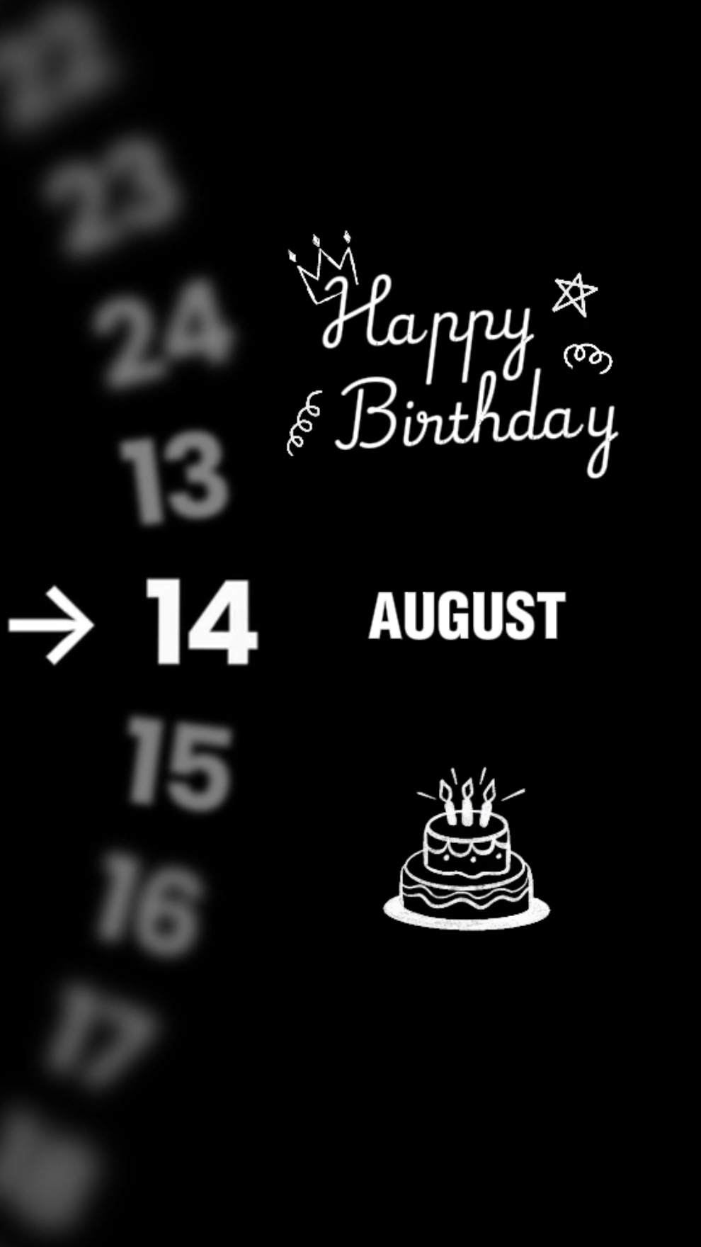 BDAY 14 AUGUST 2026