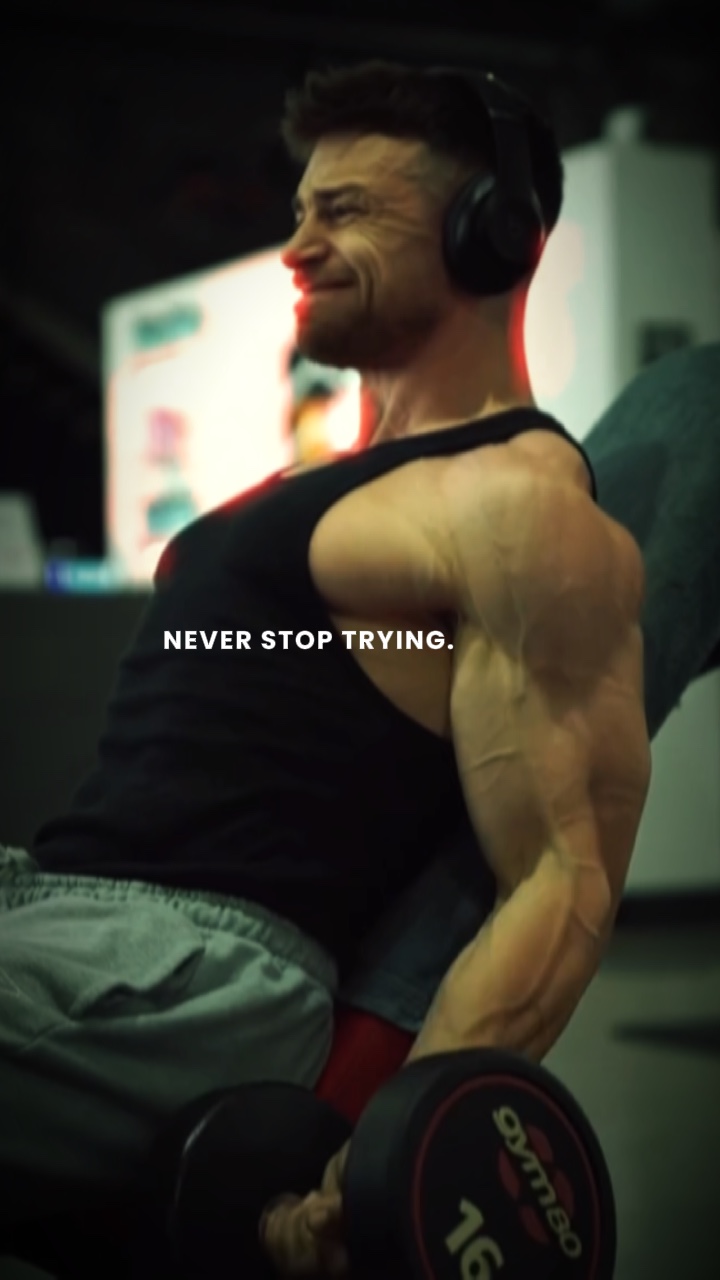 Never stop trying