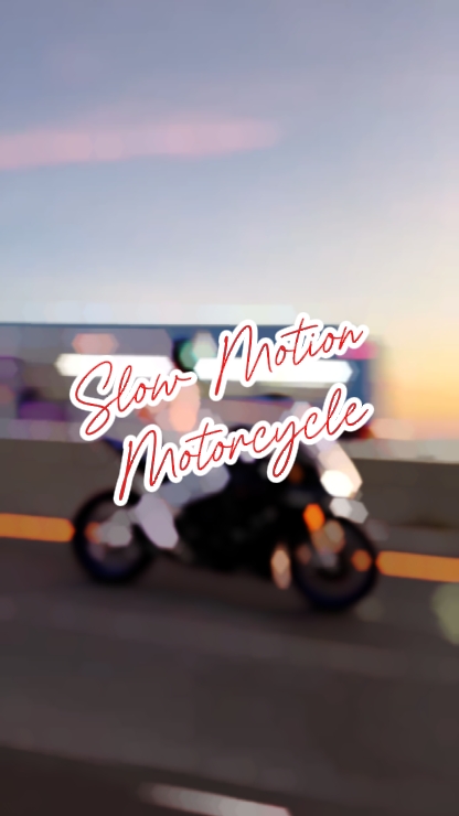 Slowmo Motorrad