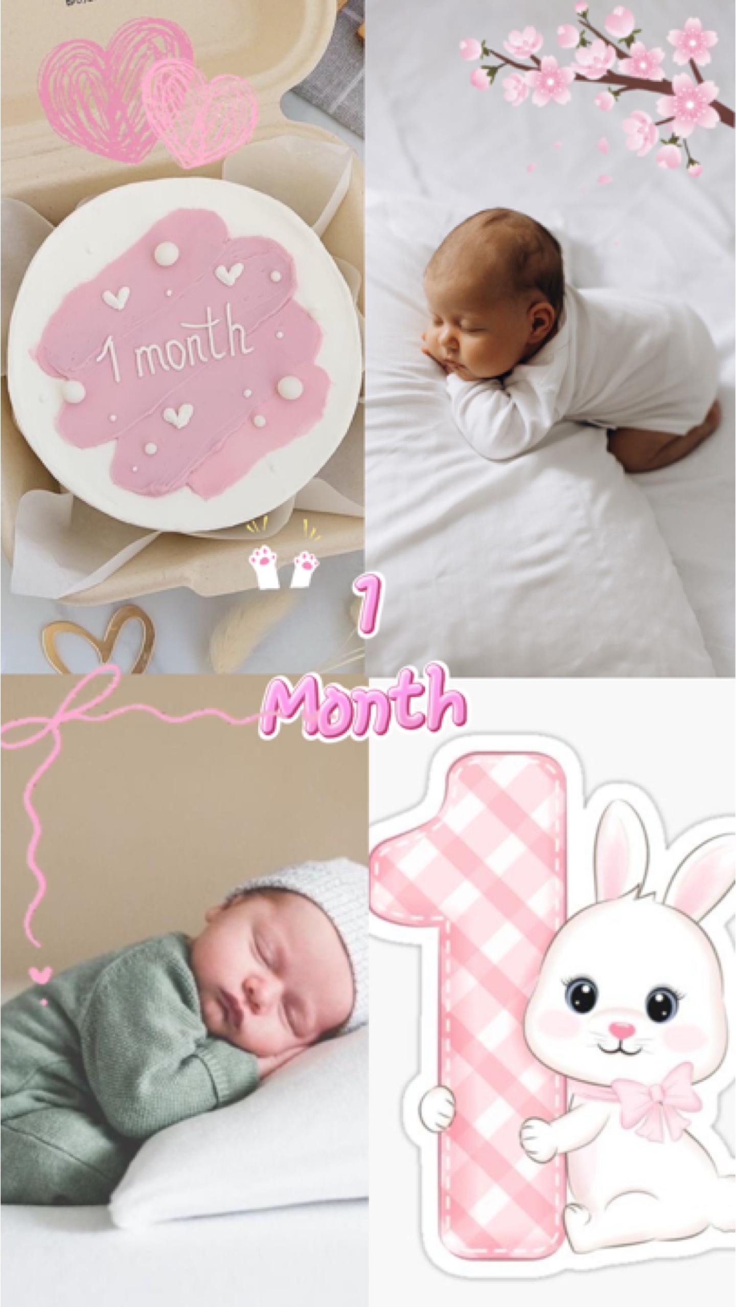 Baby 1 month 
