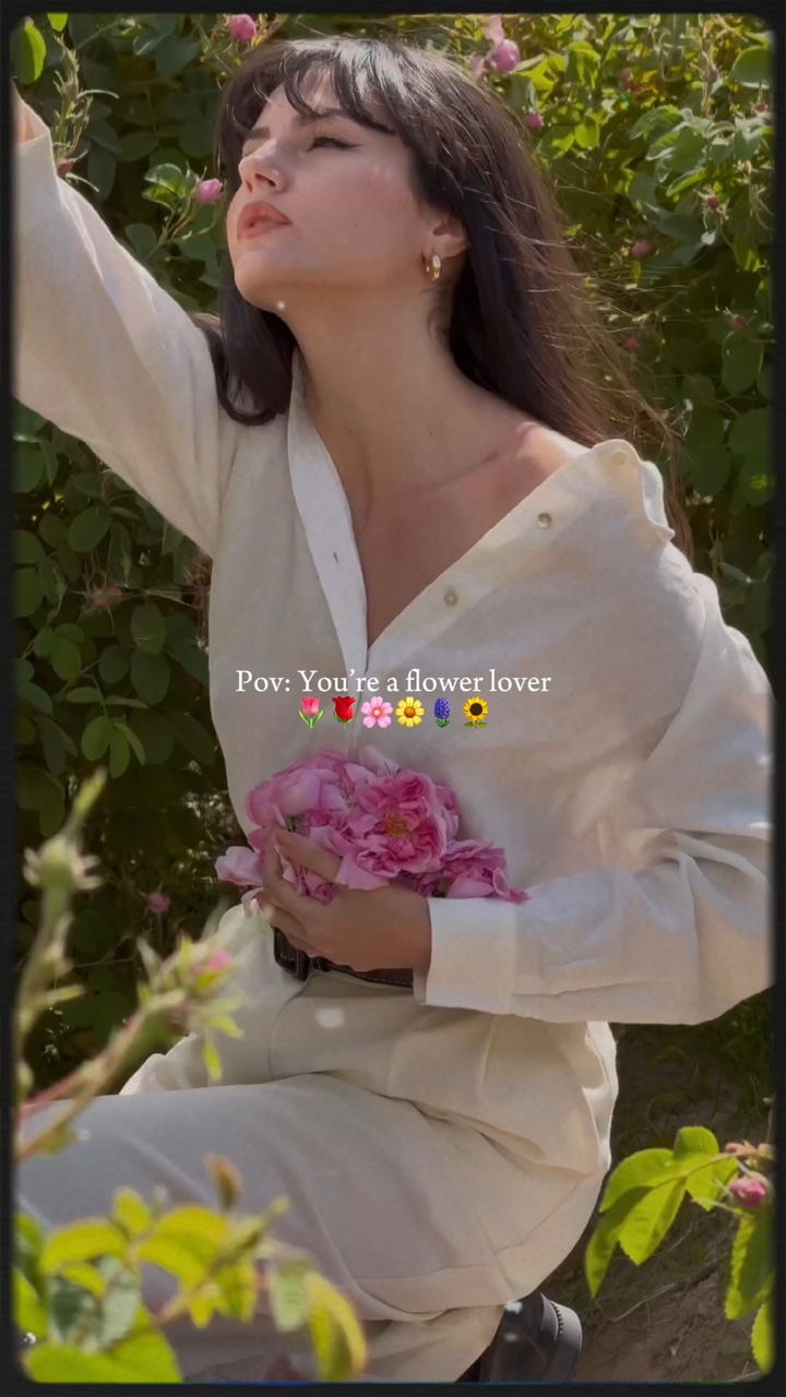 Amante de las flores