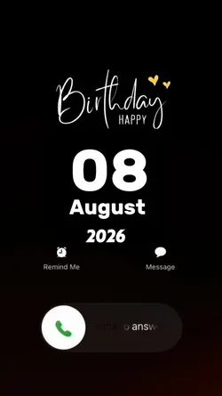 Hbd 08 August 2026 