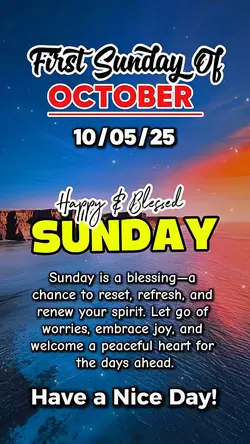Sunday, October 05